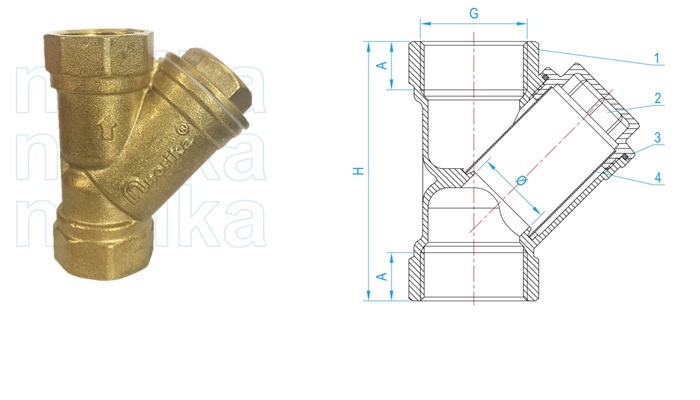 Brass Y-Strainer